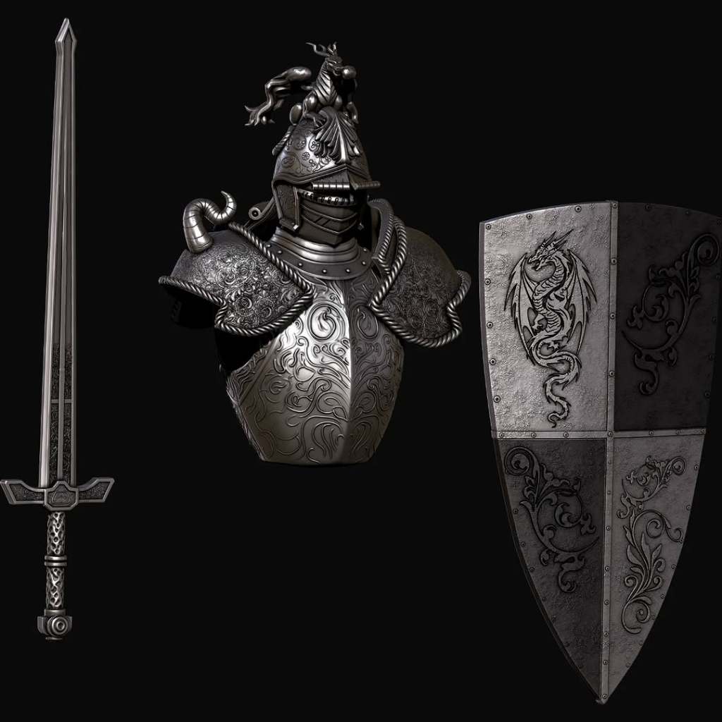 Banished Knight Elden Ring Kitbash Action Figure Mythic Legions 1.0