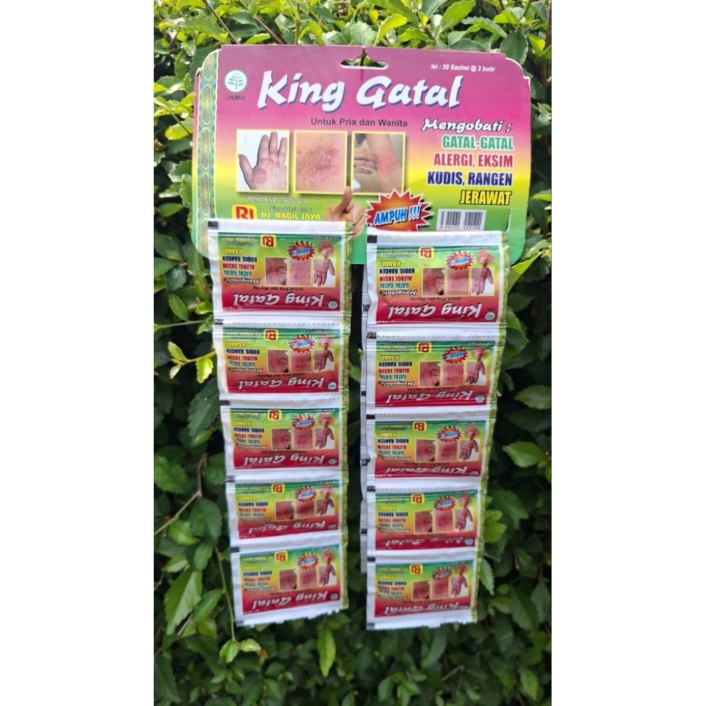 King Gatal Tablet Untuk Gatal dan eksim Original