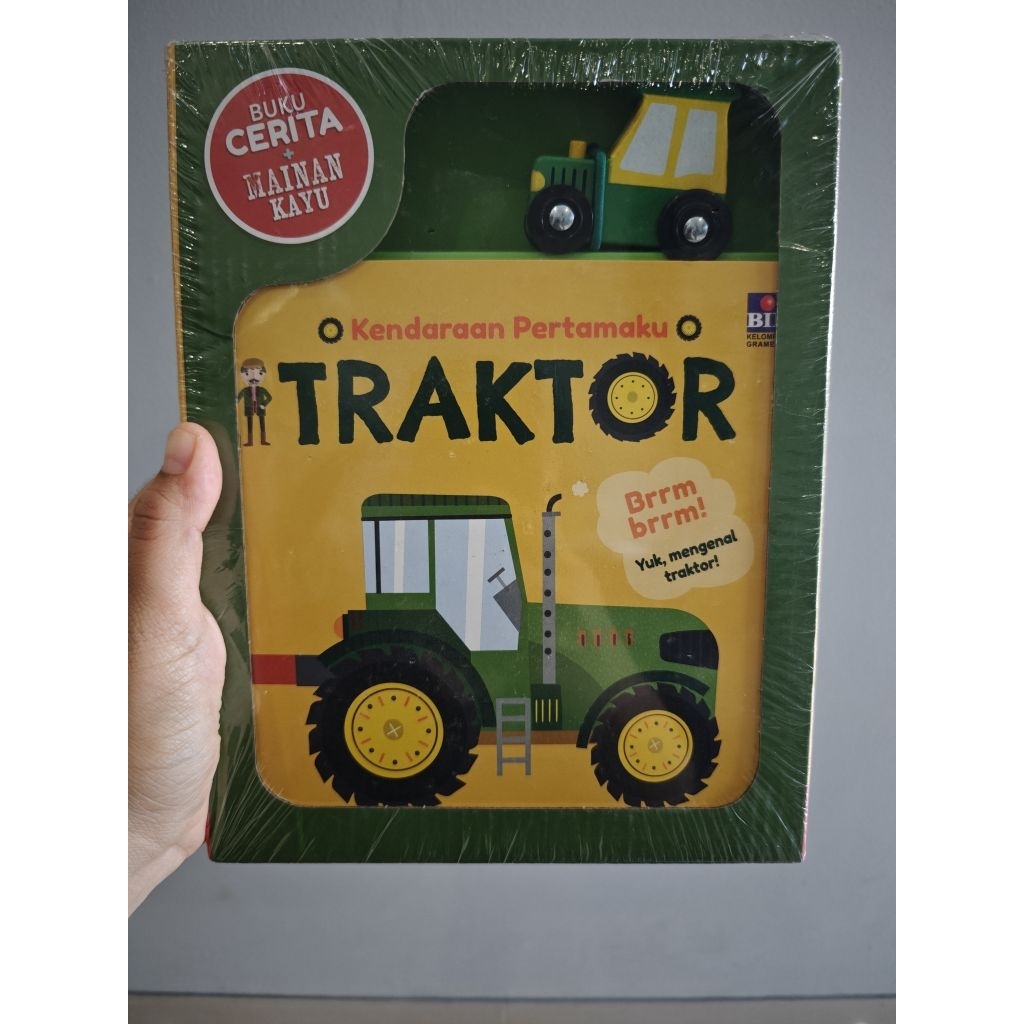 Buku Anak Woody Tractor Traktor Gratis Maiinan Kayu