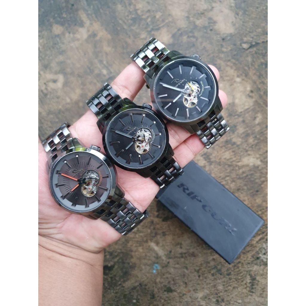 jam tangan ripcurl detroit automatic mid size ukuran kecil jaminan original