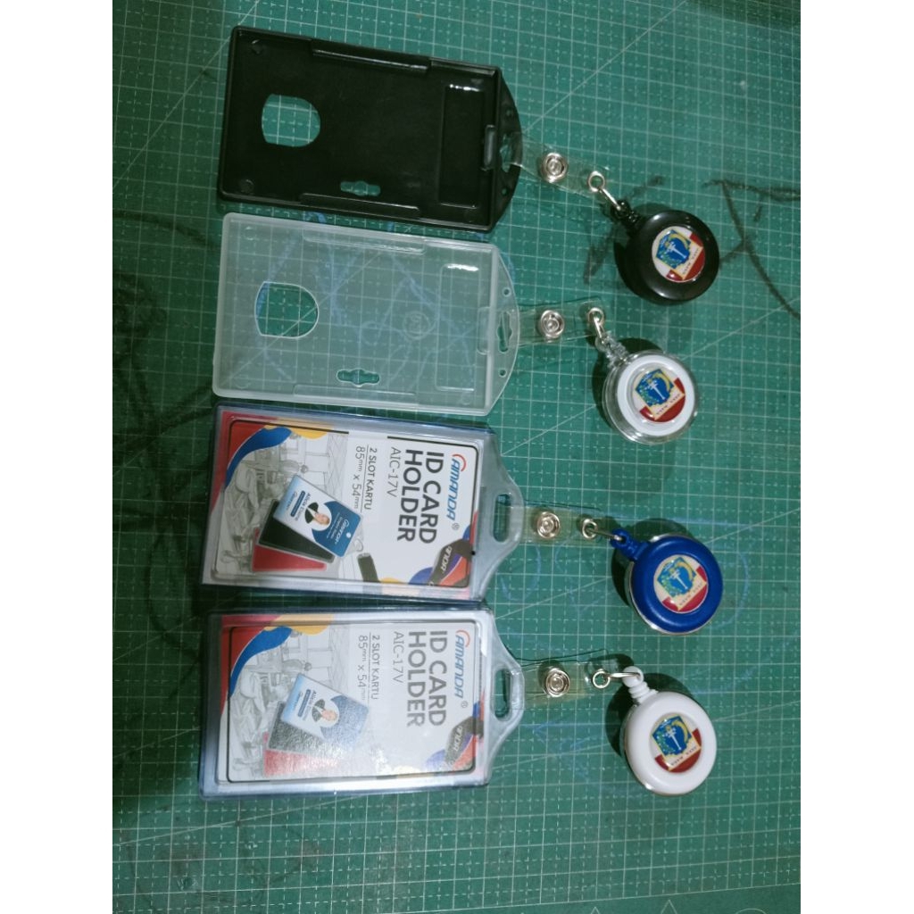 GANTUNGAN ID CARD YOYO LOGO PEMDA DKI / TEMPAT KARTU LENTUR/ID CARD ASN