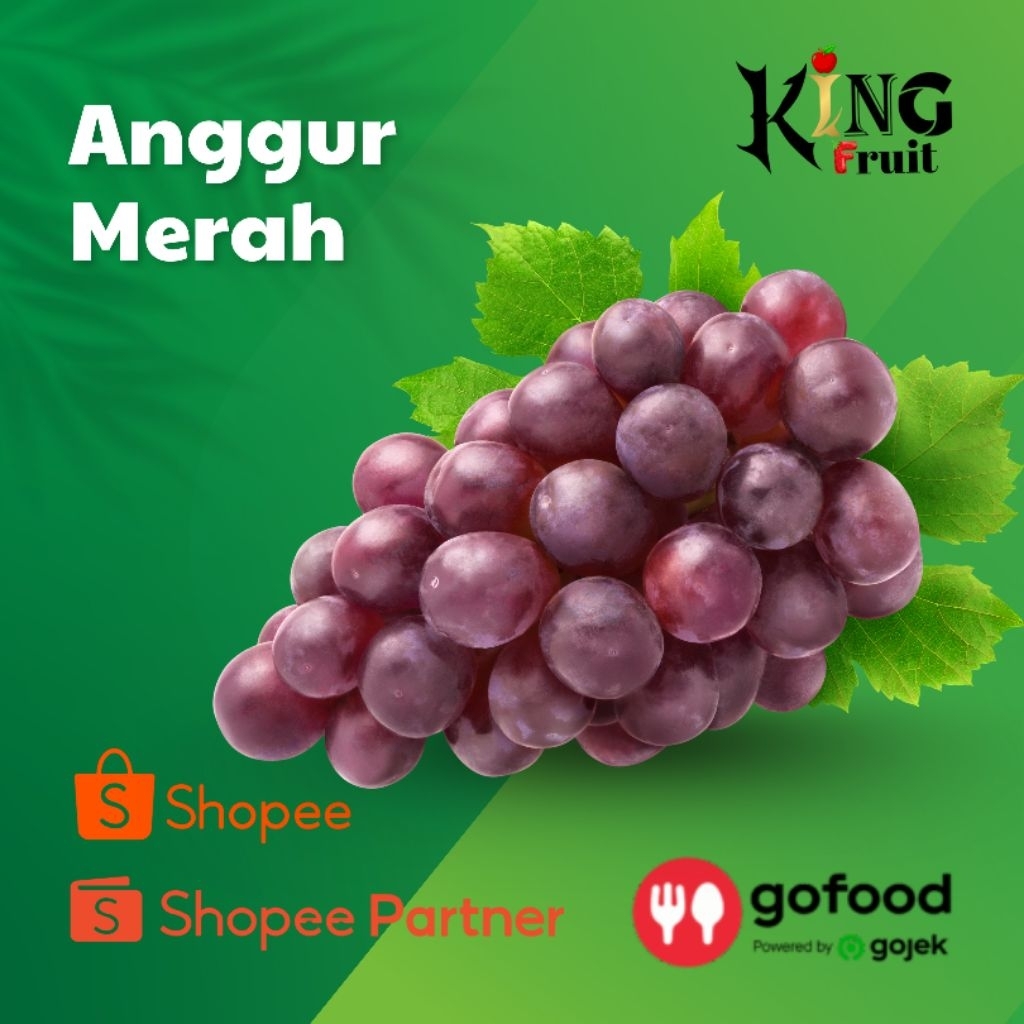 Buah anggur segar