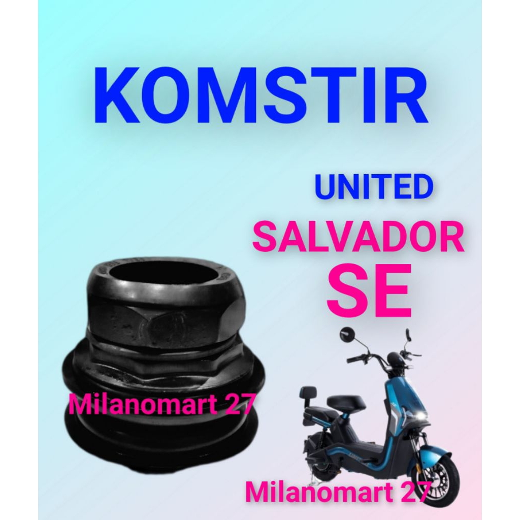 komstir united salvador SE kones headset komfork sepeda listrik united salvador se