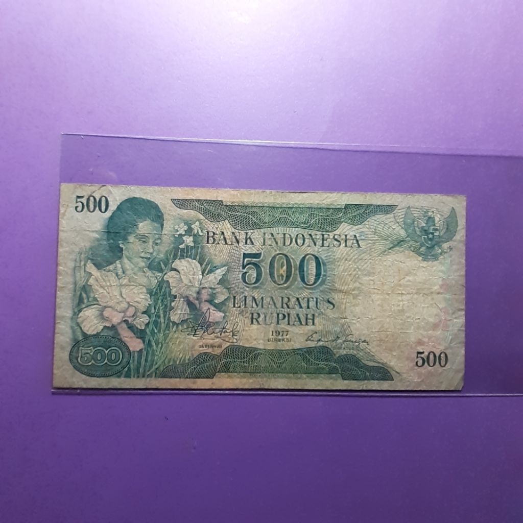 uang 500 rupiah ibu konde 1977