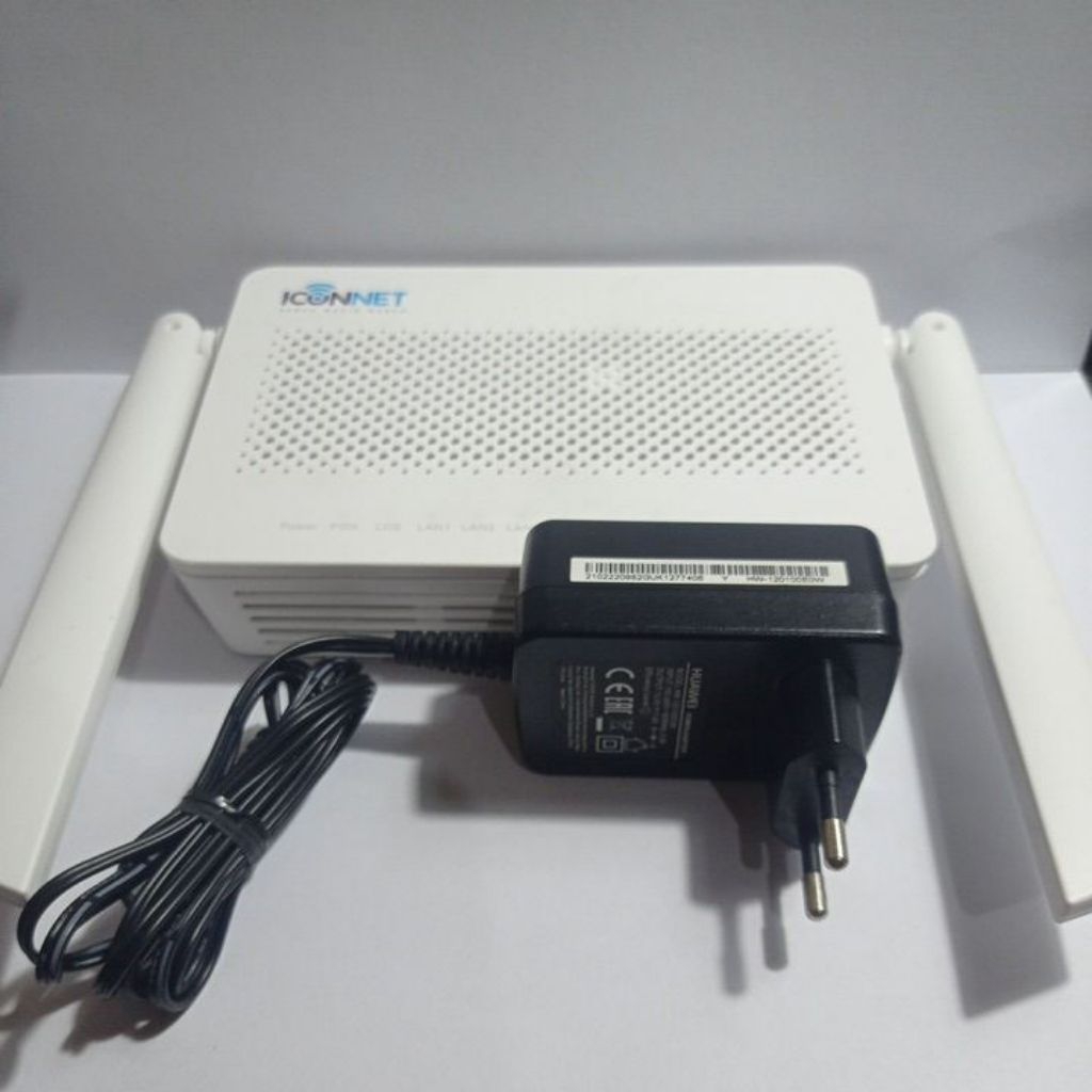ONT ONU MODEM ROUTER HUAWEI 1V5 / EG8141V5 GPON DUALBAND PORT HIJAU + ADAPTOR