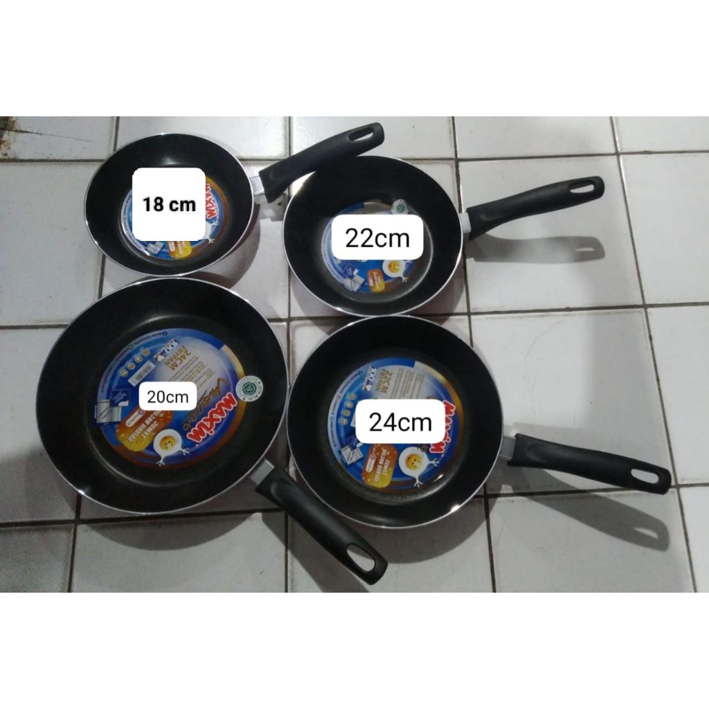 Teflon Maxim Anti Lengket ukuran 18cm/20cm/22cm/24cm