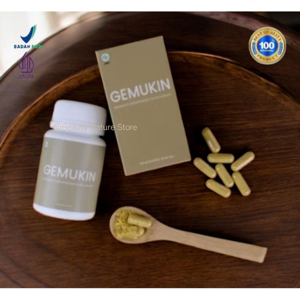 GEMUKIN jamu kapsul herbal penambah berat badan dan nafsu makan