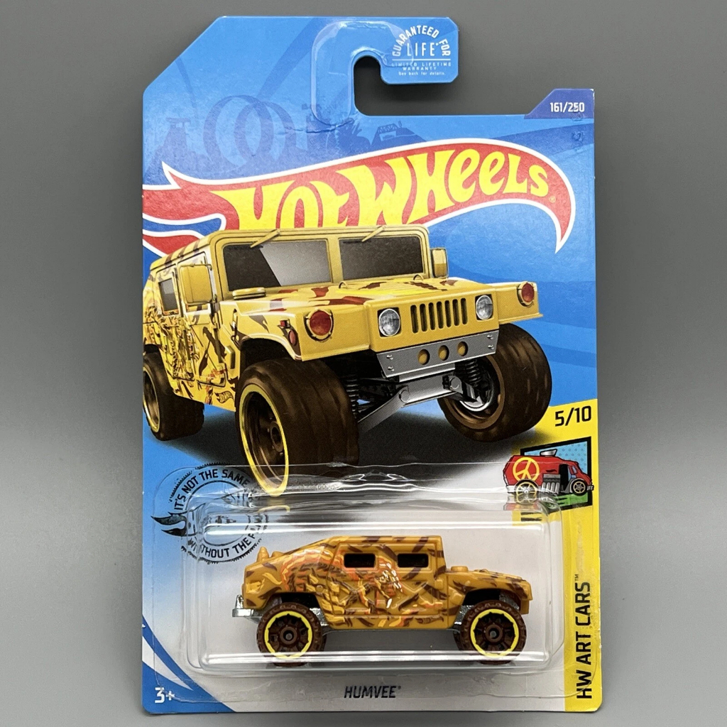 Hot Wheels Humvee Yellow - HW Art Cars
