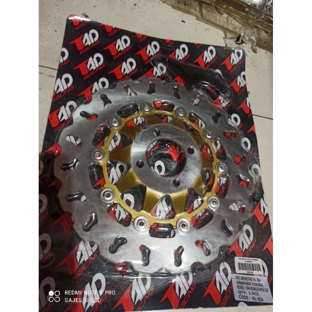piringan cakram depan TAD Honda Supra X 300mm