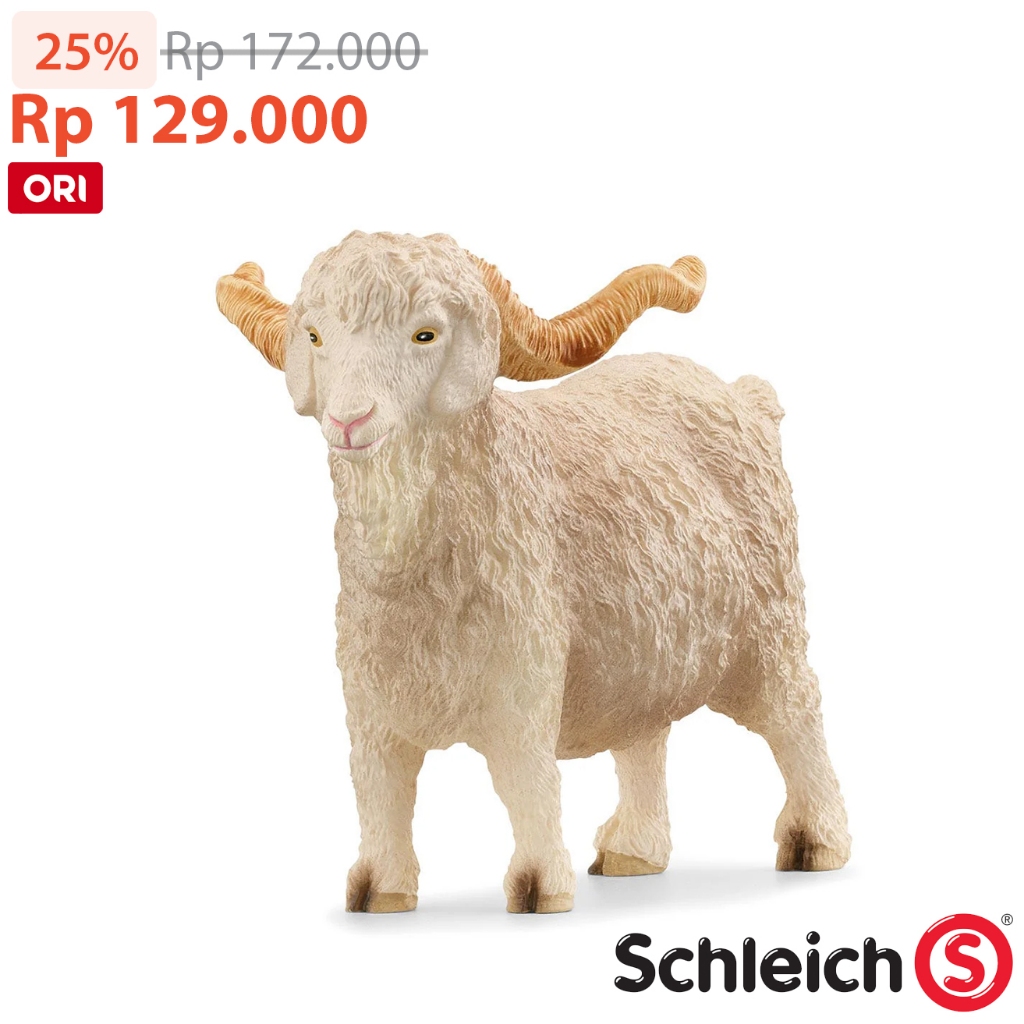 Schleich 13970 - Angora Goat - Animal Figure