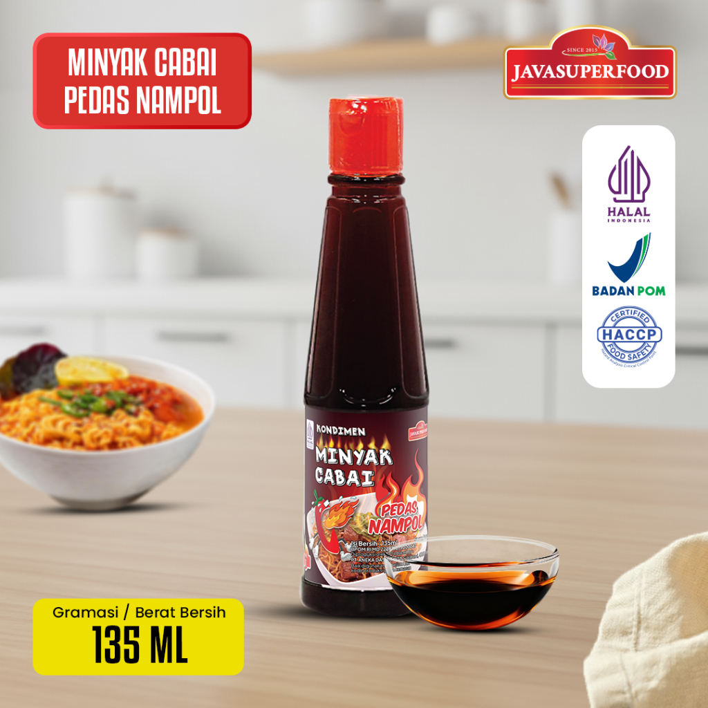KONDIMEN MINYAK CABAI SPICY / MINYAK CABE PEDAS / CHILI OIL 135 ML