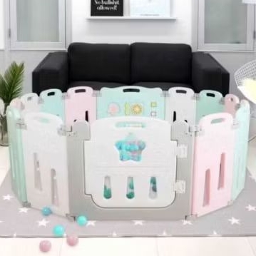 Preloved GOOD QUALITY BABY FENCE Pagar Pembatas Bermain Anak