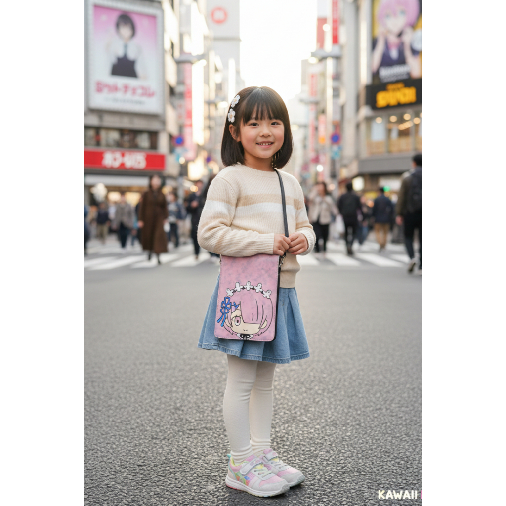 TAS SELEMPANG WANITA - TAS SELEMPANG ANAK PEREMPUAN -  TAS ANIME