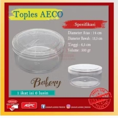 TOPLES BULAT 500GR UNTUK KUE KERING
