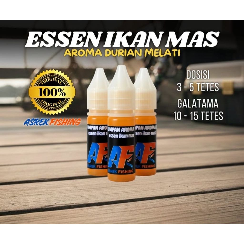 essen ikan mas aroma durian melati