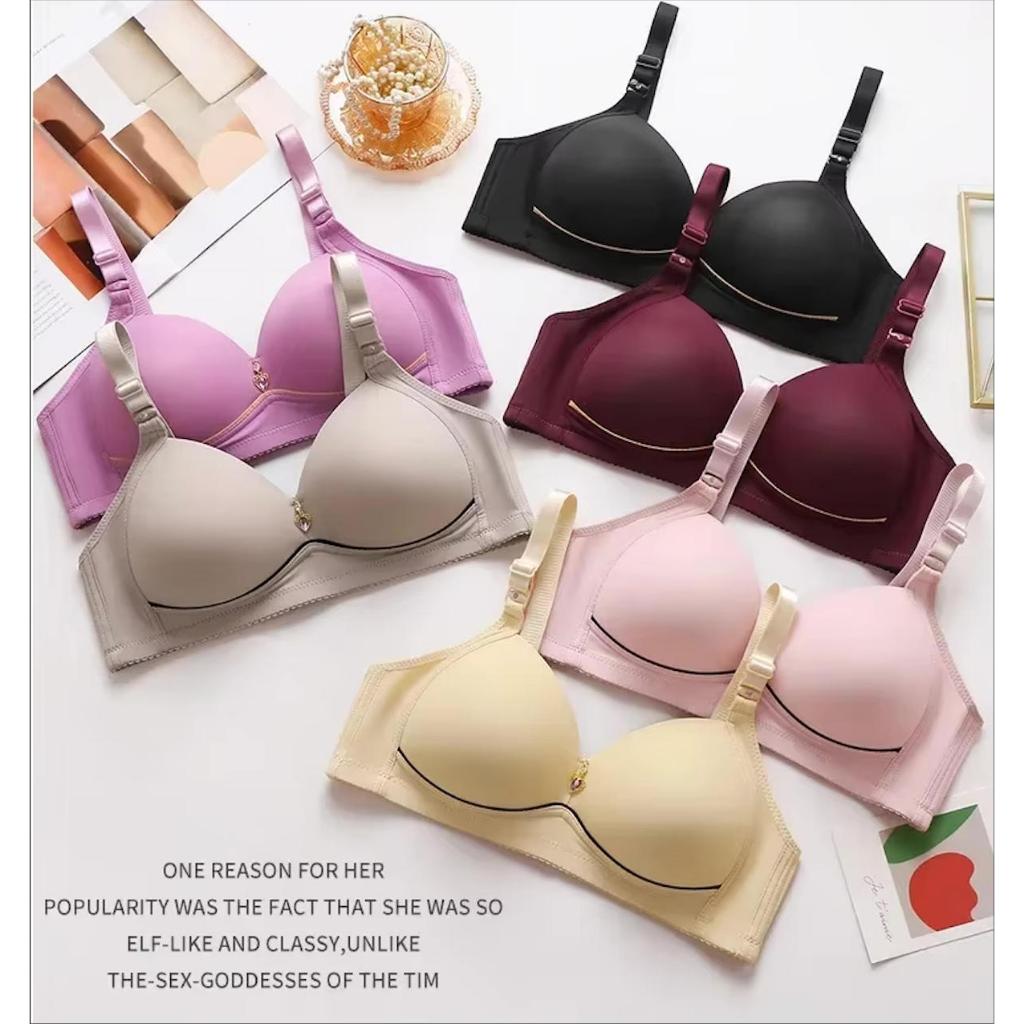 Saunniirao Bra wanita Push Up Tanpa berbekas Bra dorong ke atas Lembut Nyaman Bernapas Sejuk Ramah k