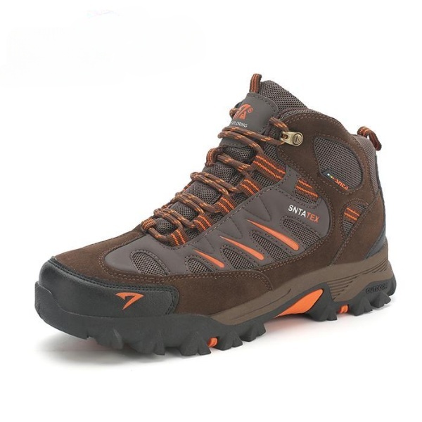 Eiger - Sepatu Gunung Brown Orange Boots Hiking / Trekking / Outdoor