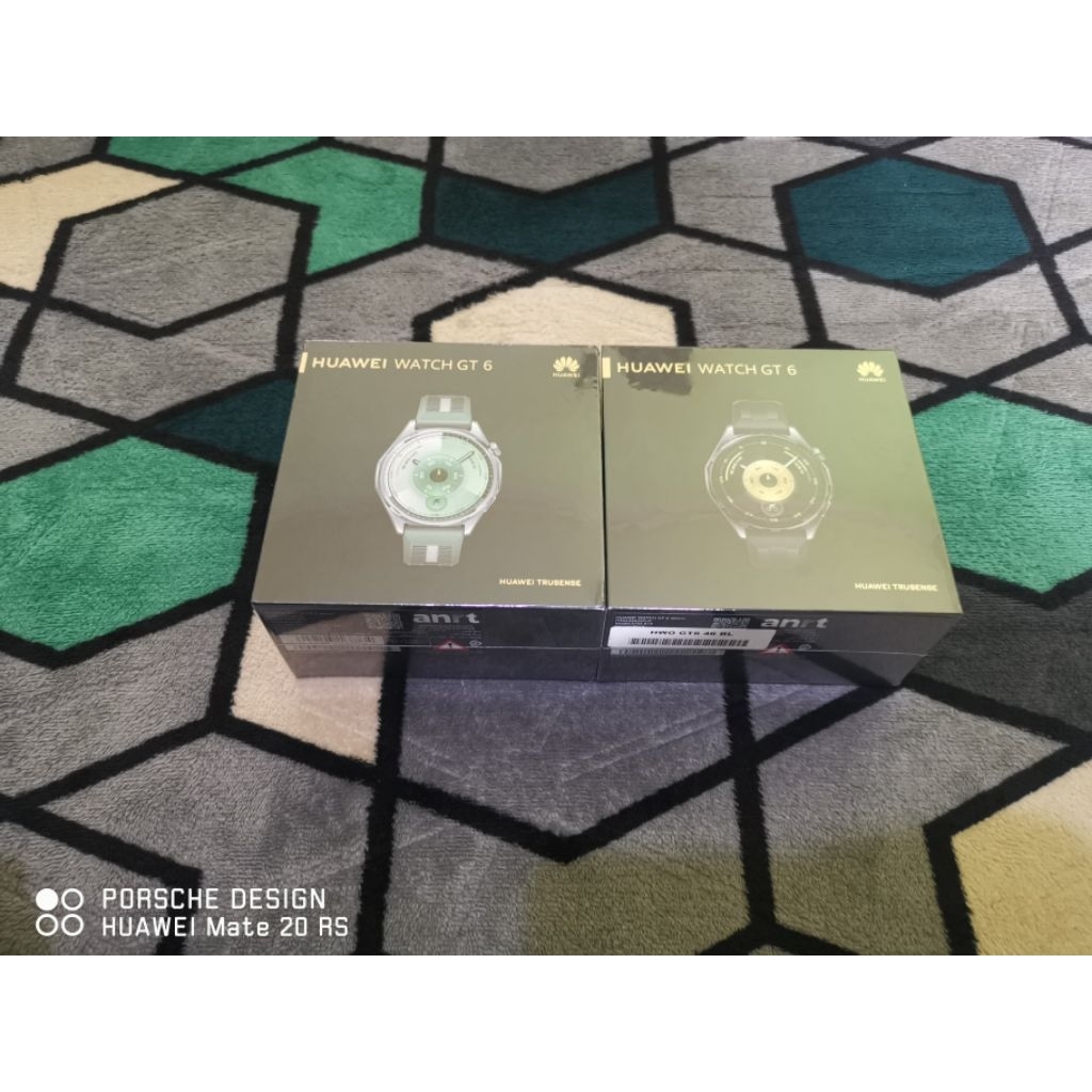 Huawei Watch GT 6 Black Green New Segel BNIB Garansi Resmi
