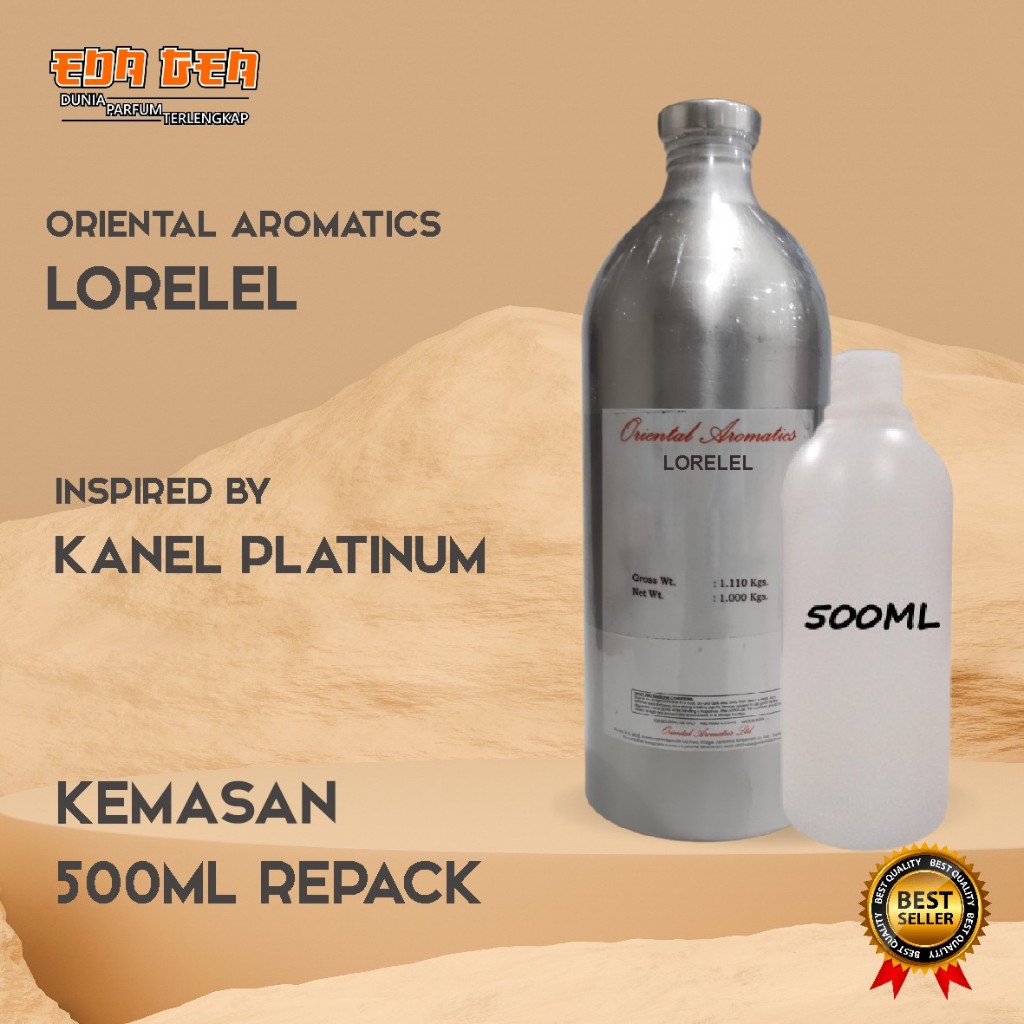 bibit parfum murni LORELEL /  KANEL PLATINUM ORIENTAL 500ML