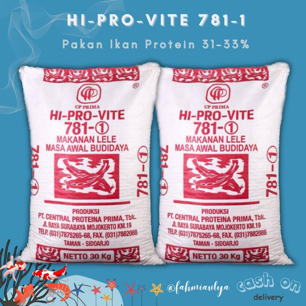 PAKAN IKAN MURAH (PAKET 30 KG 1 SAK) PAKAN IKAN PROTEIN TINGGI HI PRO VITE 781 -1 | Pakan Ikan Lele 