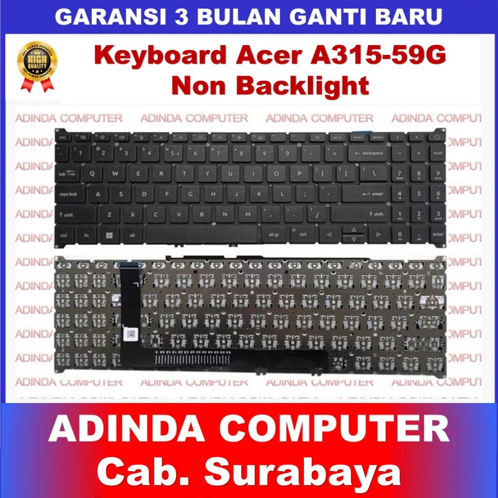 Keyboard Acer Aspire 3 A315-24 A315-24p A315-24PT A315-24T A315-59 A315-59UB A315-59G