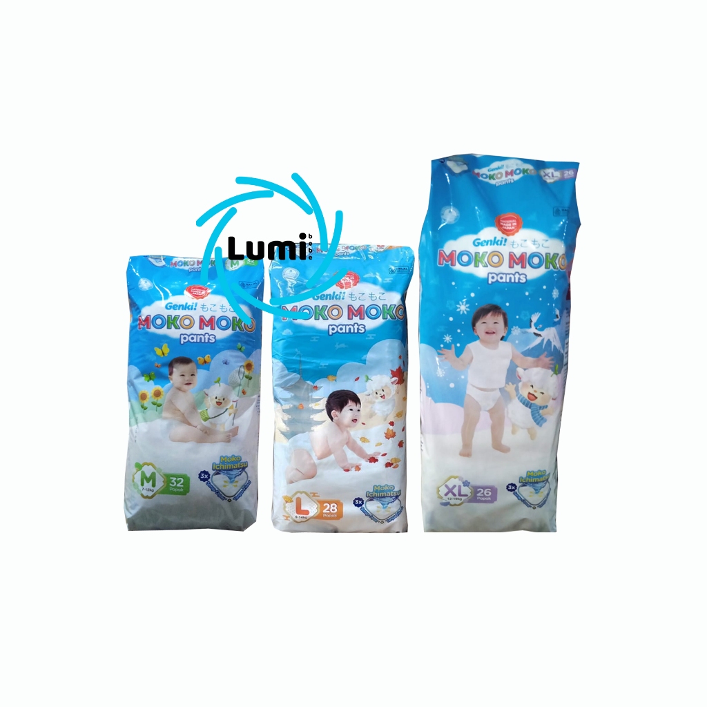 GENKI MOKO MOKO PANTS M32 L28 XL26 POPOK CELANA