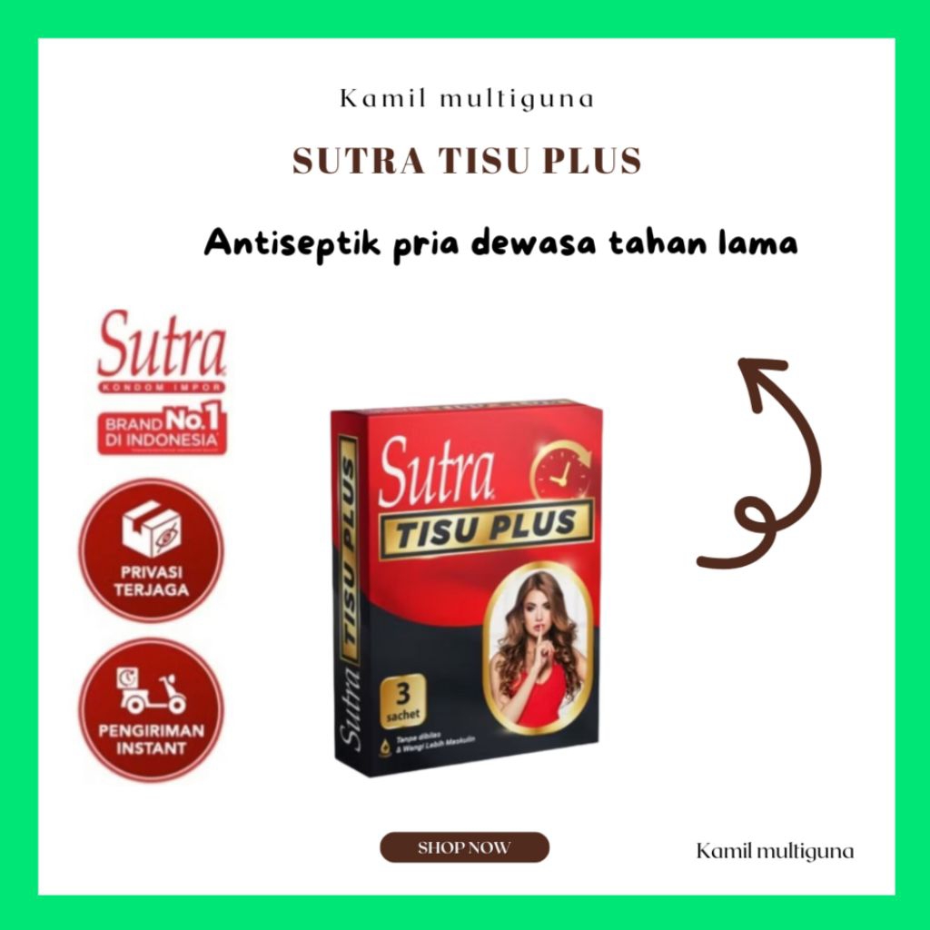 (privasi di jamin aman) sutra plus tisu magic super ampuh tanpa di bilas tisu tissue mejik tahan lam