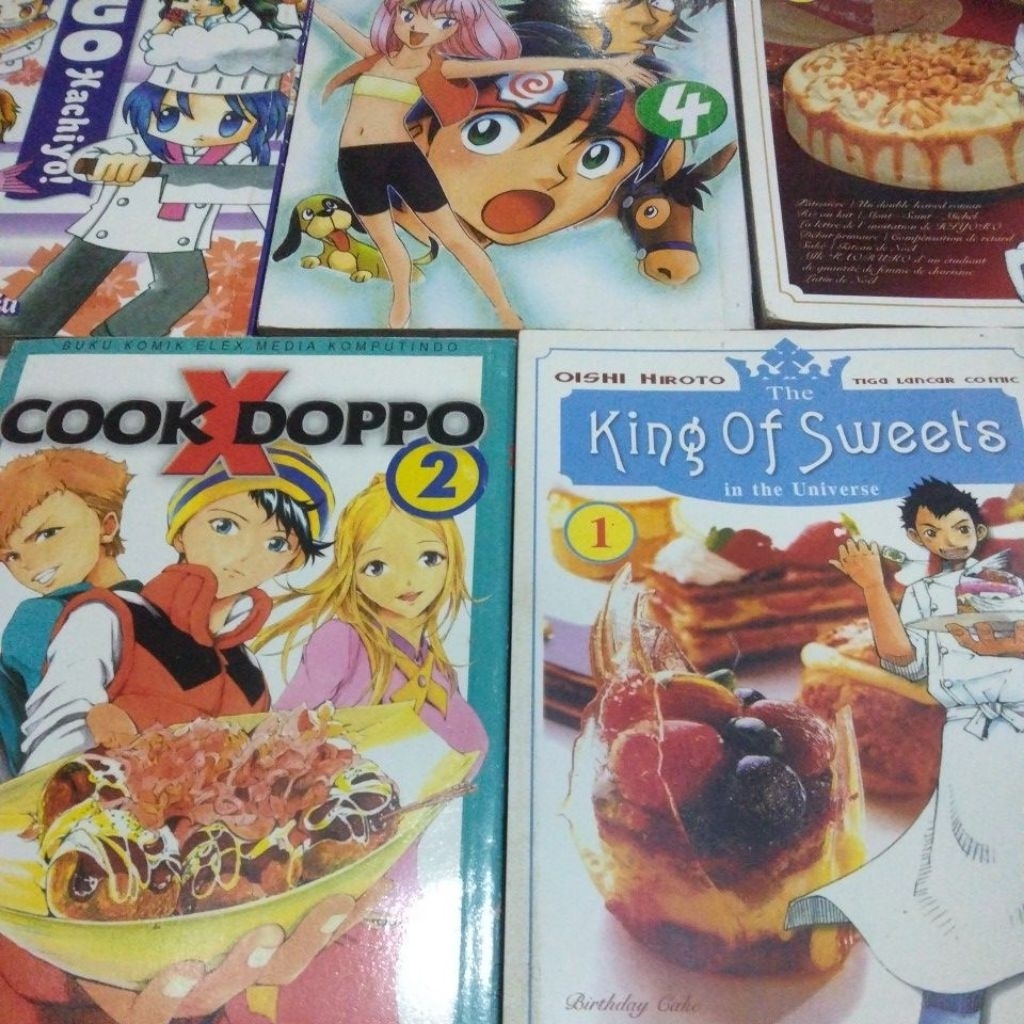 Komik Cook X Doppo King Of Sweet Narutoya dan Tema kuliner lainnya Cabutan