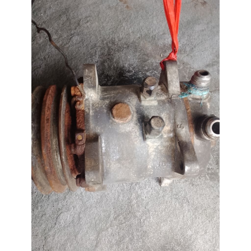 Kompresor AC mobil SD 508 model Sanden 12 Volt / 24 volt Assy crompesor bekas copotan