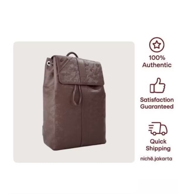 (Original Butik)Braun Buffel Sepia BB Large Backpack