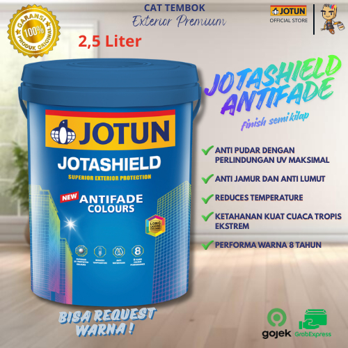 Cat Dinding Exterior Anti Pudar - Jotun Jotashield Antifade Colour | Kemasan 2,5 L