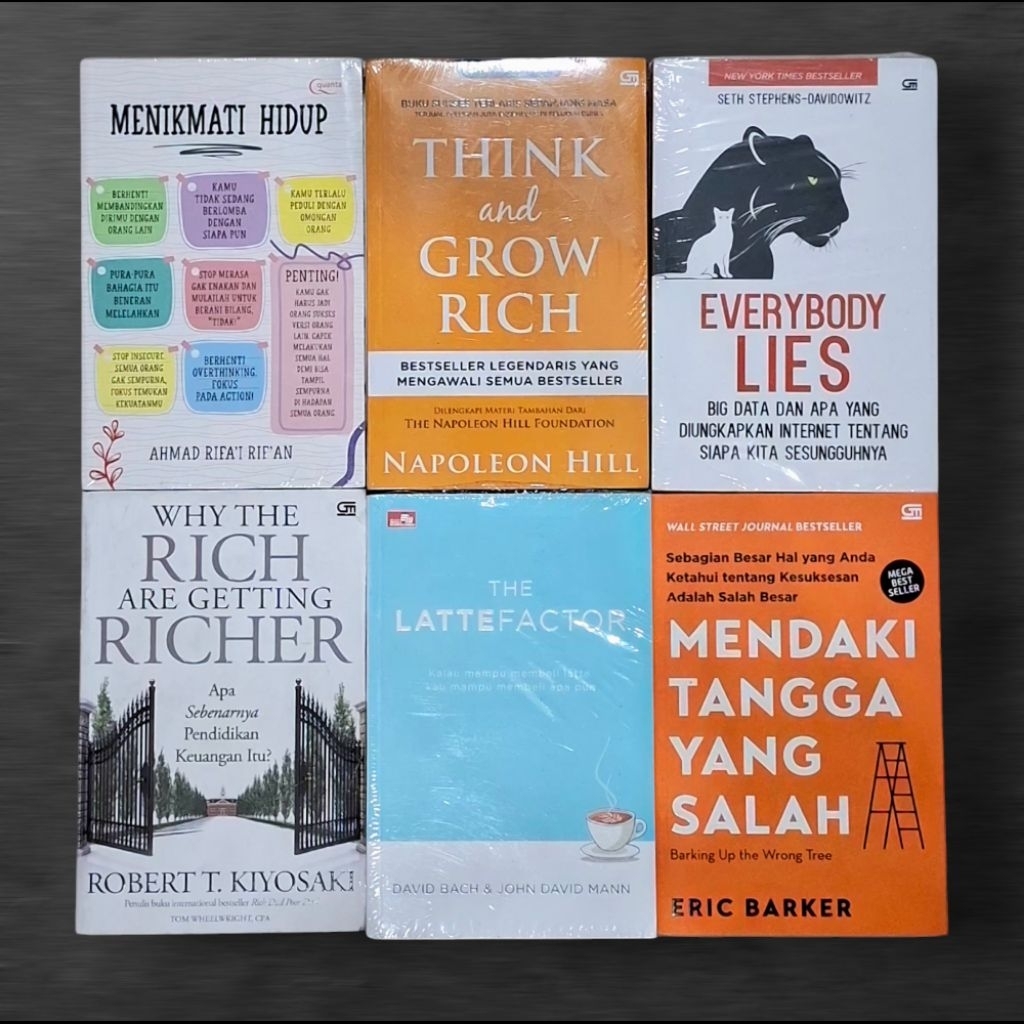 BUKU MOTIVASI  / MARKETING / PENGEMBANGAN DIRI / CHICKEN SOUP FOR THE SOUL / ANTHONY ROBBINS / MOTIV