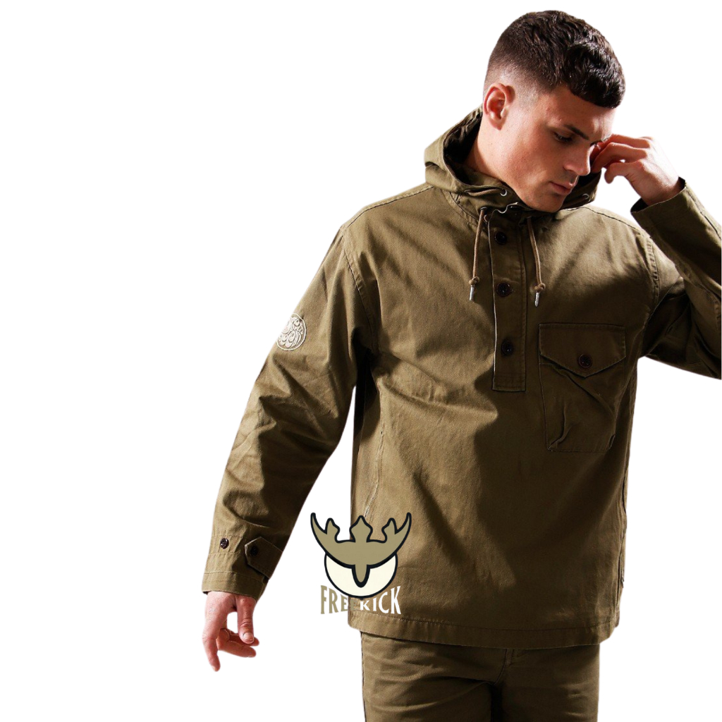 JACKET PRETTY GREEN SMOCK GREEN ORIGINAL