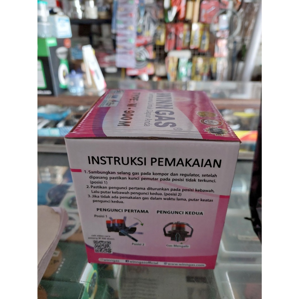 REGULATOR GAS WINN GAS 900M KUNCI GANDA