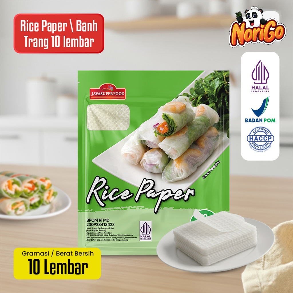 Rice Paper / Banh Trang High Quality Rice Paper 22 cm / Kulit Lumpia Vietnam Rice Paper / rice roll 