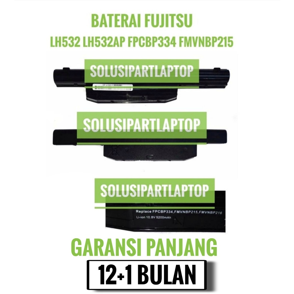 Baterai Laptop Fujitsu LifeBook LH532 LH532AP OEM