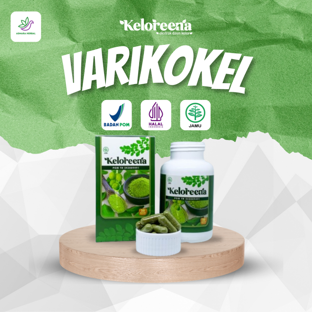 Obat Varikokel, Hidrokel, Turun Berok, Hernia - Keloreena - BPOM dan Halal MUI