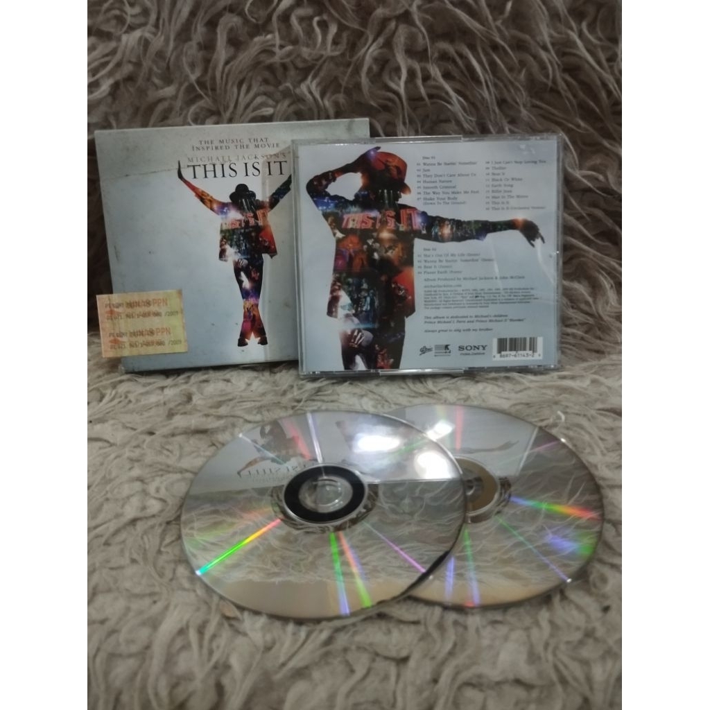 michael jacson's this is it kaset cd