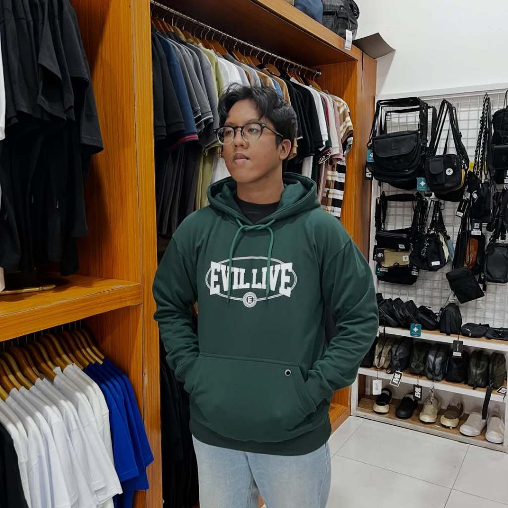 EVIL ARMY HOODIE - SWTH ONSRA K25 DEEP GREEN