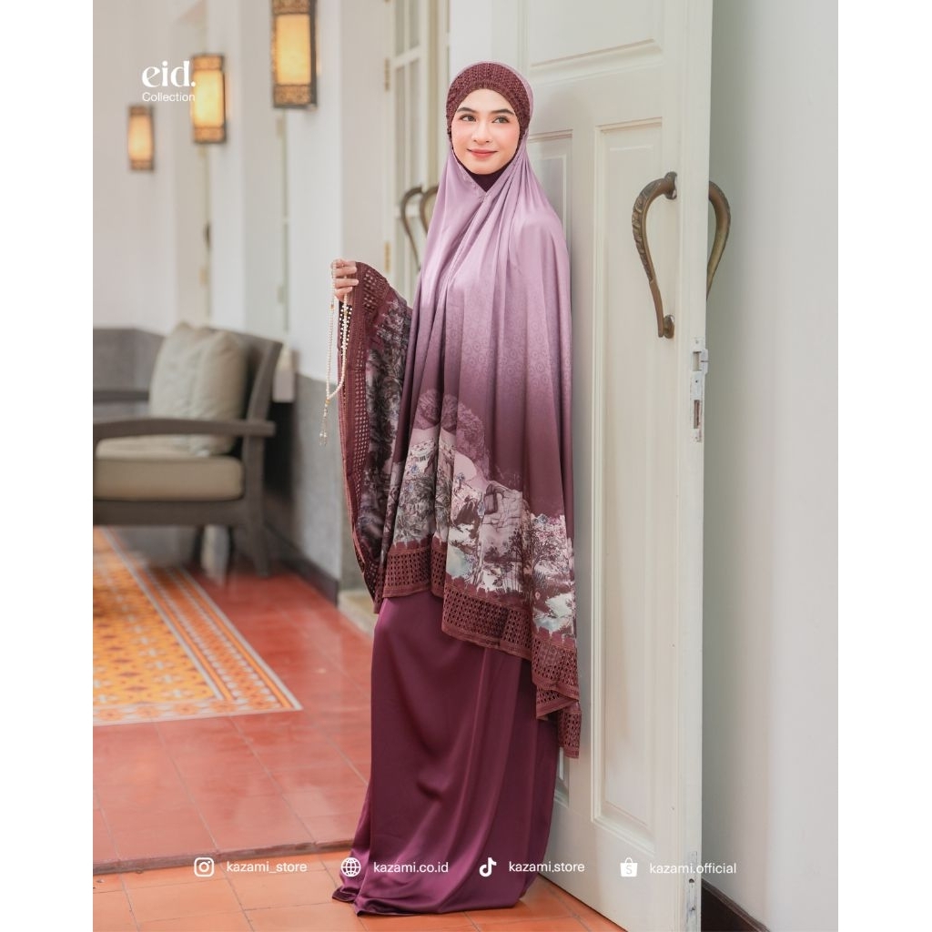 Telekung Ainun Soul of Quds by Kazami store