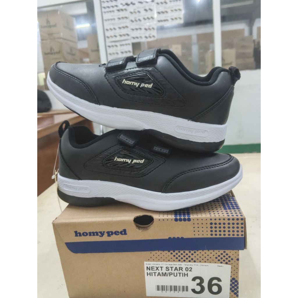 sepatu sekolah anak Homyped Nexstar cewek cowok