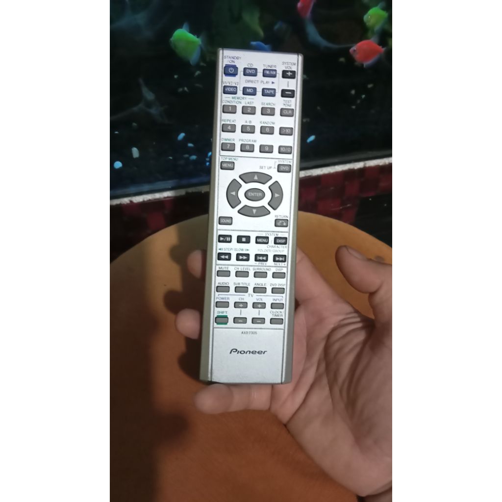 remot home theater Pioneer model XV DV77 kondisi normal