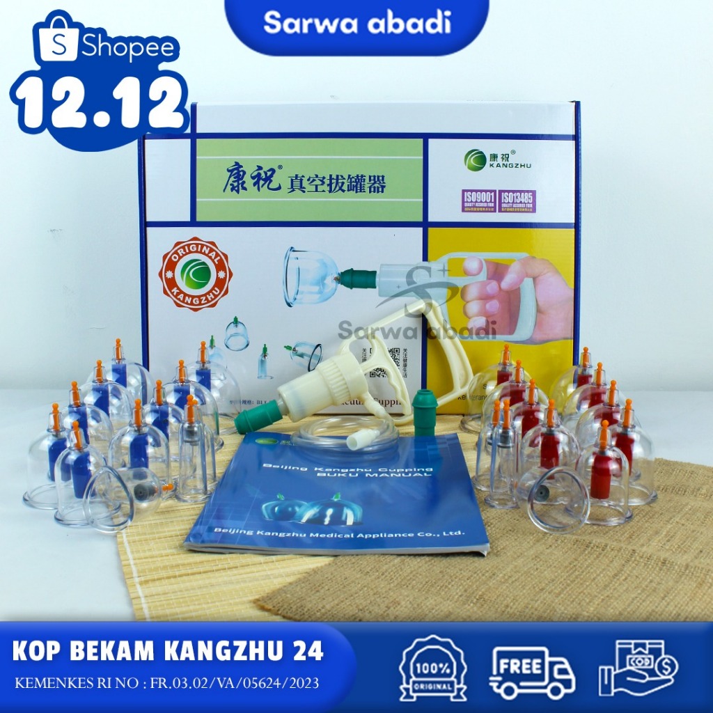 Kop / Alat Bekam Kangzhu isi 24/ Kangzhu 24/ Kz 24