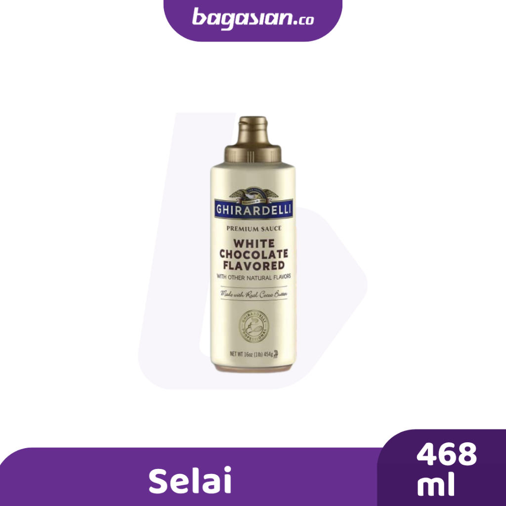 Ghirardelli Premium White Chocolate Flavored Sauce 459Ml