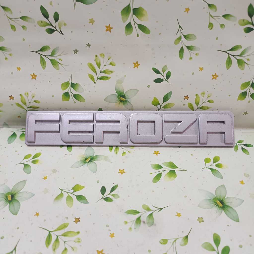 Emblem tulisan feroza emblem mobil feroza original