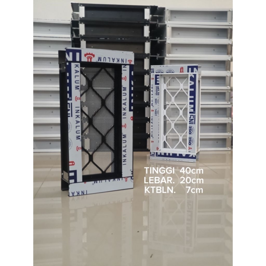 Loster Angin Alumunium ukuran 40x20