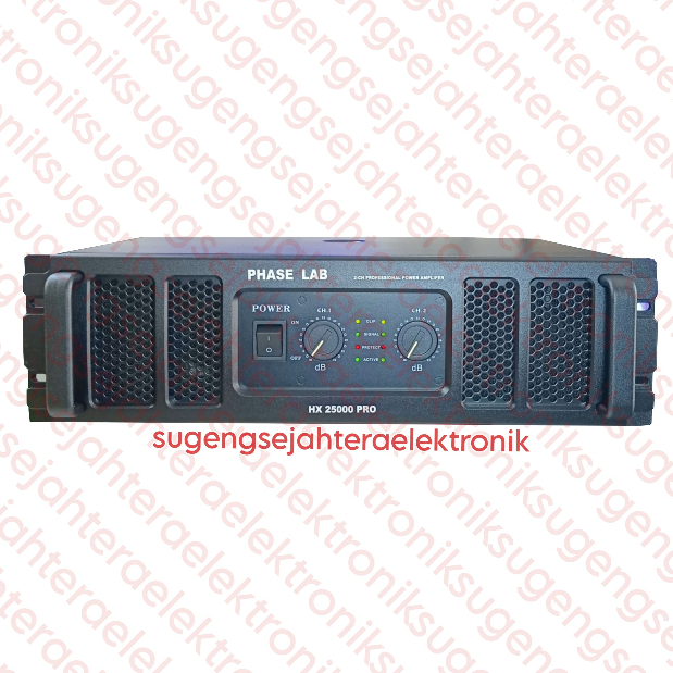 Power Amplifier Phaselab / Phase Lab HX 25000 PRO - 2 channel TD CLASS (HARGA SUDAH TERMASUK PACKING