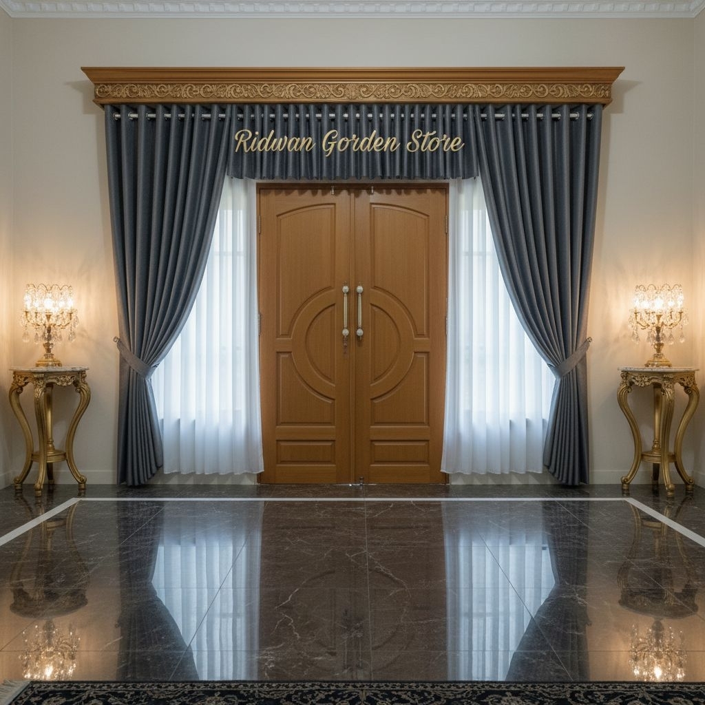Gorden Blackout Imfort Premium | Tirai Jendela Ruang Tamu Modern Elegan