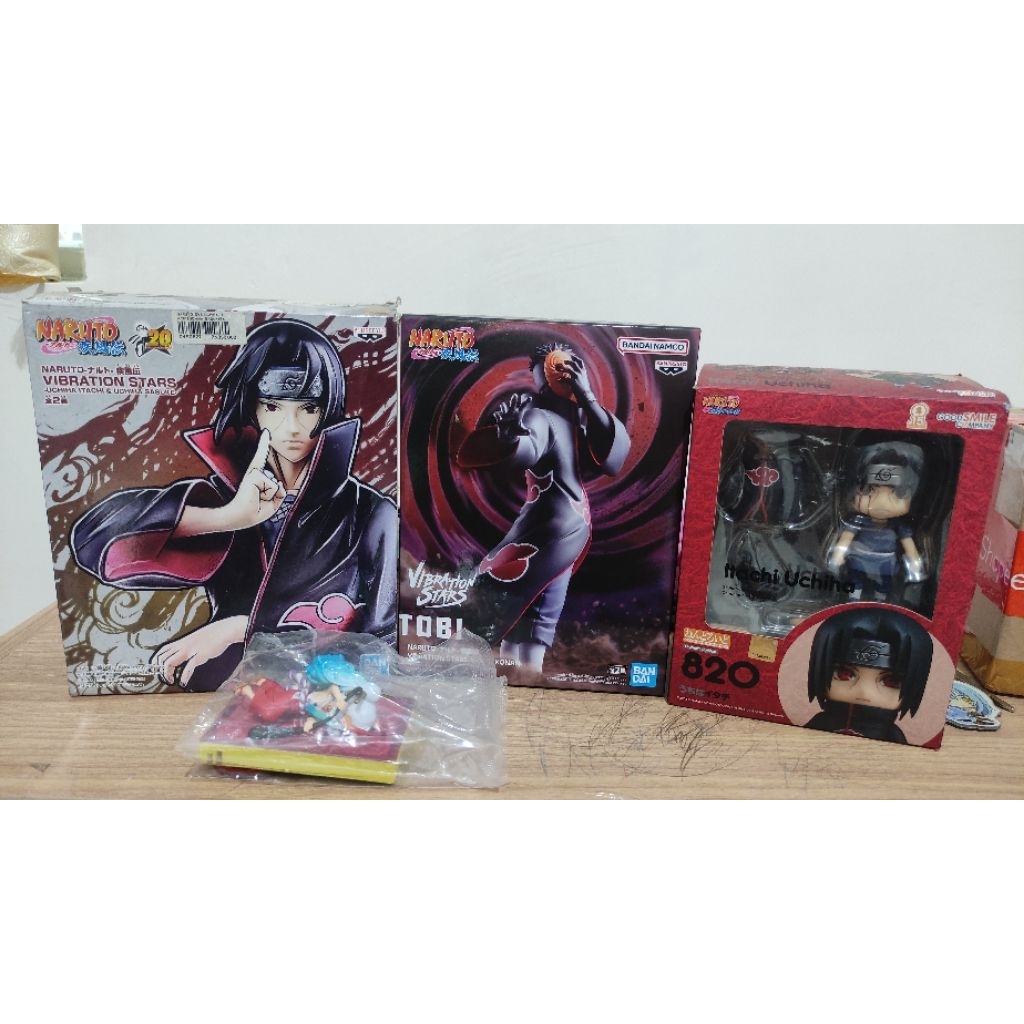 Figure nendoroid itachi,vibration stars itachi dan tobi