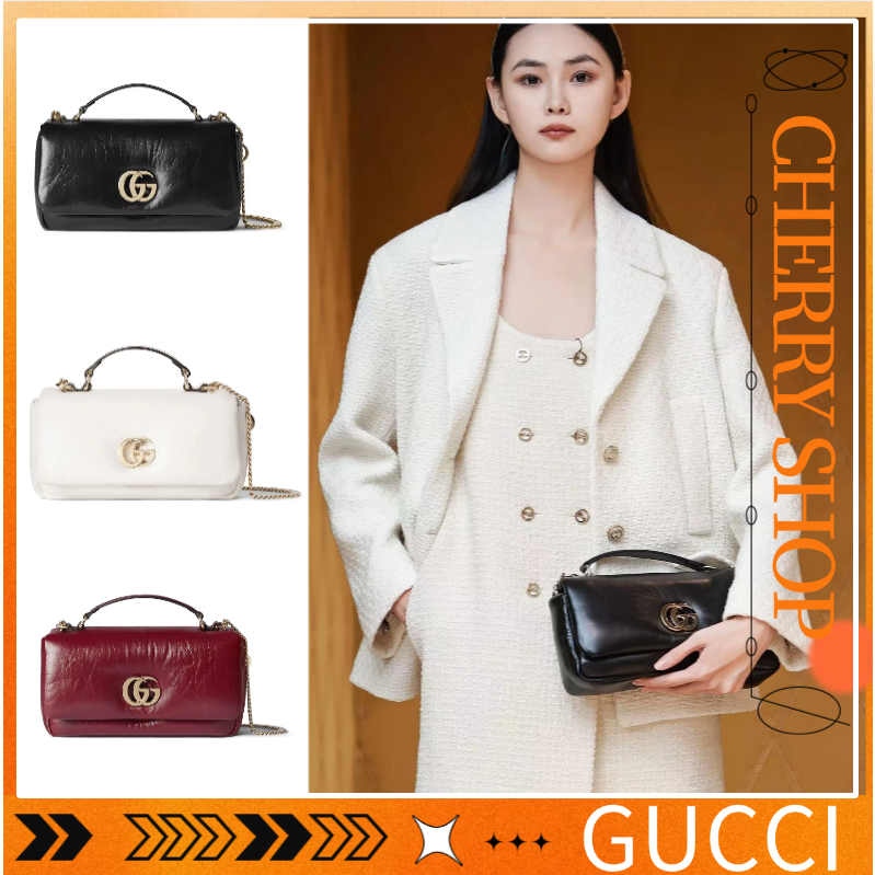 Gucci GG Milano series small handbag Tas selempang wanita Gucci Milano